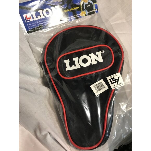 Lion Portable Protective Table Tennis Racket Case Bag Ping Pong Bat Padd Cover - Picture 4 of 5